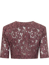 Floral Lace Cropped Jacket - Collezione Happy Birthday | Lidia Shopping