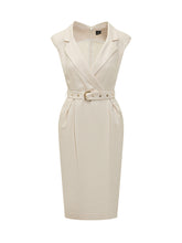 Abito Amadine con Cintura e Scollo a Rever - Abbigliamento Donna | Lidia Shopping