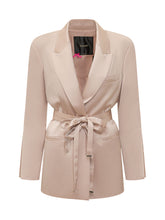 Rapa Blazer with Lapels and Belt - New Collection | Lidia Shopping