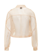 Giacca caban corta in organza Longan - Abbigliamento Donna | Lidia Shopping