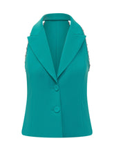 Structured Vest with Lapels - New Collection | Lidia Shopping