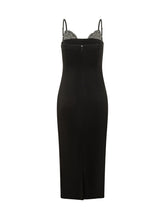 Abito midi Carruba con dettagli gioiello - Abbigliamento Donna | Lidia Shopping