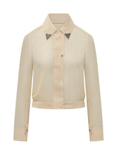 Camicia con Dettaglio Gioiello al Colletto - Abbigliamento Donna | Lidia Shopping