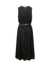 Abito Caserta Smanicato con Cintura e Motivo Jacquard - Abbigliamento Donna | Lidia Shopping