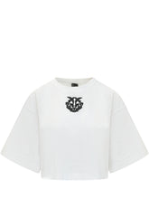 Cropped T-shirt with Logo - New Collection | Lidia Shopping