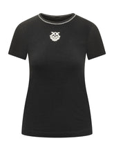 Ribbed T-shirt with Logo - New Collection | Lidia Shopping