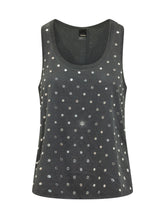 Mesh Tank Top with Embellishments - New Collection | Lidia Shopping