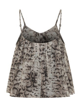 Top con Spalline Sottili e Stampa All Over - Abbigliamento Donna | Lidia Shopping