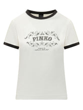 T-shirt con Stampa Logo e Profili a Contrasto - Abbigliamento Donna | Lidia Shopping