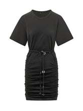 Abito Anguillara con Maniche Corte e Arricciature Laterali - Abbigliamento Donna | Lidia Shopping