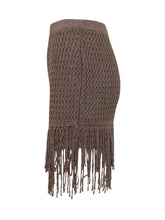 Knit Skirt with Fringe - Collezione Happy Birthday | Lidia Shopping