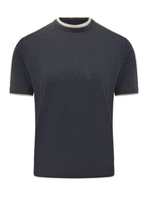 Maglia Maniche Corte con Girocollo a Contrasto - Abbigliamento Uomo | Lidia Shopping