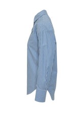 Camicia A Righe Con Ricamo - Abbigliamento Donna | Lidia Shopping