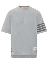 Textured Knit T-Shirt with Sleeve Stripes - Collezione Happy Birthday | Lidia Shopping