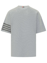 Textured Knit T-Shirt with Sleeve Stripes - Collezione Happy Birthday | Lidia Shopping