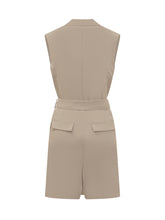 Sleeveless Jumpsuit with V Neck and Belt - Collezione Happy Birthday | Lidia Shopping