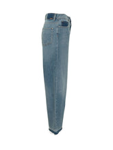 Wide Leg Jeans with Frayed Hem - Collezione Happy Birthday | Lidia Shopping