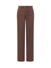 Pantalone in Lino dal Taglio Dritto - Abbigliamento Donna | Lidia Shopping