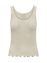 Ribbed Tank Top with Wide Neckline - New Collection | Lidia Shopping