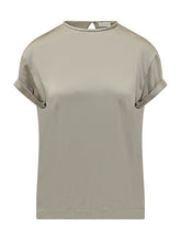 Crew Neck Short Sleeve Top - Brunello Cucinelli | Lidia Shopping
