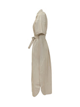 Midi Shirt Dress with Belt and Embroidery - Brunello Cucinelli | Lidia Shopping