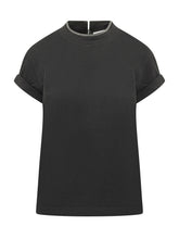 Crew Neck Short Sleeve Top - Brunello Cucinelli | Lidia Shopping