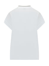 V Neck Short Sleeve Top - Brunello Cucinelli | Lidia Shopping