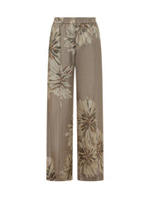 Wide Leg Floral Print Trousers - Brunello Cucinelli | Lidia Shopping
