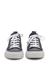 Low Top Knit Sneakers with Laces - Brunello Cucinelli | Lidia Shopping