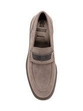 Suede Loafers with Strap - Brunello Cucinelli | Lidia Shopping