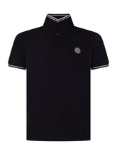 Polo a Maniche Corte con Collo a Contrasto e Patch Logo - Abbigliamento Bambini | Lidia Shopping