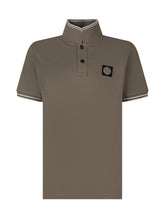 Polo a Maniche Corte con Collo a Contrasto e Patch Logo - Abbigliamento Bambini | Lidia Shopping