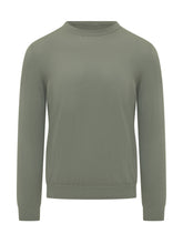 Fine Knit Crew Neck Sweater with Long Sleeves - Malo | Lidia Shopping