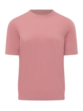 Fine Knit Crew Neck Short Sleeve Sweater - Collezione Happy Birthday | Lidia Shopping