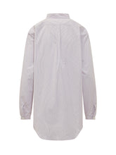 Camicia Liona a Righe con Collo Coreano - Abbigliamento Donna | Lidia Shopping