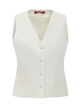 Sleeveless Tailored Vest with V Neck - Collezione Happy Birthday | Lidia Shopping