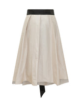 Midi Skirt with Contrast Belt - Max Mara S | Lidia Shopping