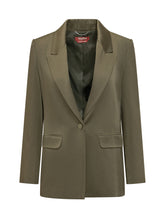 Single Breasted Blazer with Classic Lapels - Max Mara Elegante Studio | Lidia Shopping