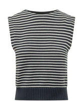 Striped Crew-Neck Vest - Collezione Happy Birthday | Lidia Shopping