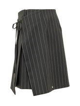 Pinstripe Wrap Skirt - New Collection | Lidia Shopping