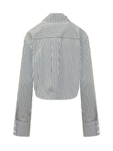 Striped Shirt with Embellished Collar - New Collection | Lidia Shopping