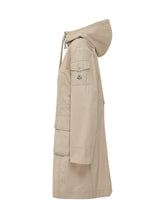 Laerte Long Hooded Parka with Patch Pockets - Moncler | Lidia Shopping