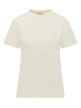 T-shirt with Crew Neck and Sleeve Logo - Moncler | Lidia Shopping