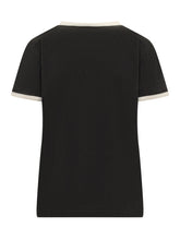 T-shirt con Stampa Frontale e Profili a Contrasto - Abbigliamento Donna | Lidia Shopping