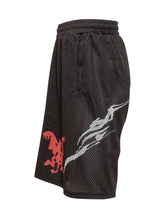 Shorts in Rete con Stampa Grafica - 44 Label Group | Lidia Shopping