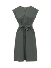 Abito Corto in Popeline con Cintura - Abbigliamento Donna | Lidia Shopping