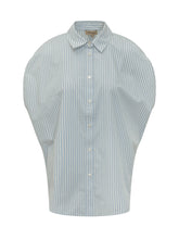 Striped Poplin Blouse - New Collection | Lidia Shopping