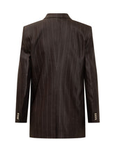 Double Breasted Pinstripe Blazer - New Collection | Lidia Shopping