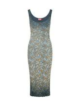 Long Ribbed Dress with Floral Print - Collezione Happy Birthday | Lidia Shopping