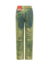 Straight Leg Trousers with Abstract Print - Collezione Happy Birthday | Lidia Shopping